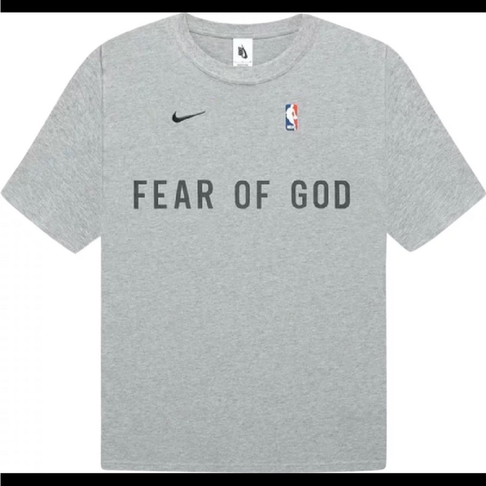 Nike x Fear of God Warm Up T-Shirt 'Dark Heather Grey'